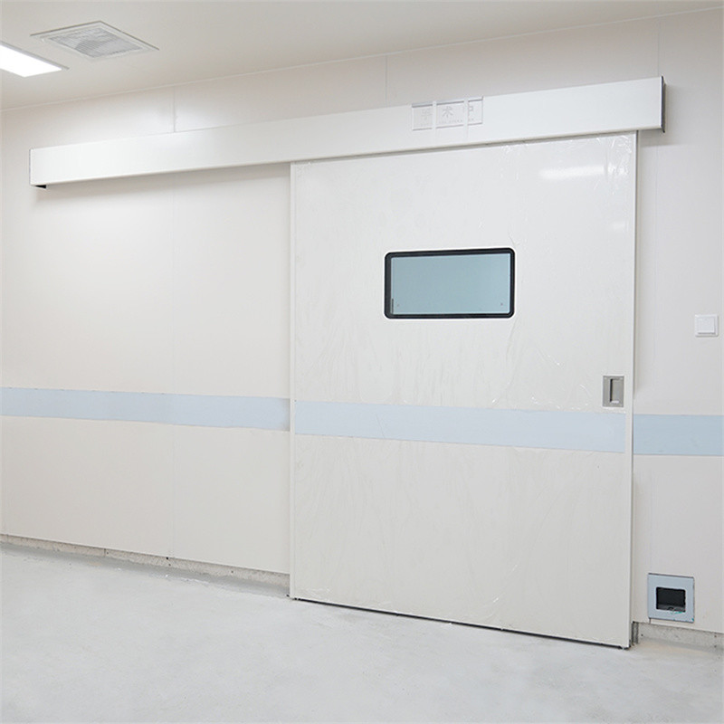 220V Automatic Swing Door 350mm/Sec Aluminum Cleanroom Door