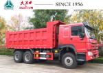 Heavy Duty 30 Tons Sinotruk HOWO 6x4 Dump Truck Excellent Engine Low Fuel
