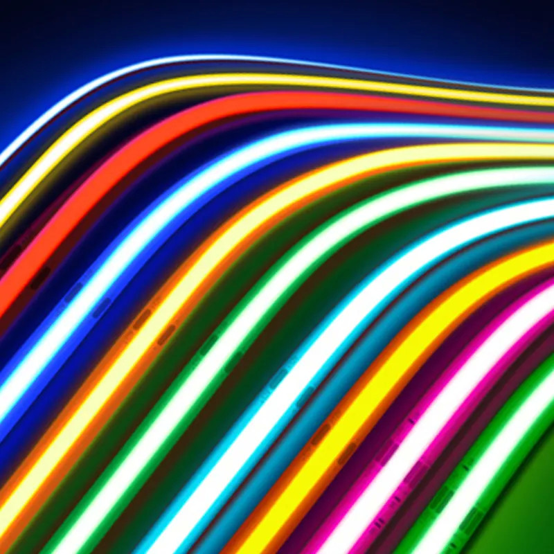 Dotless Colorful Cob Rgb Rgbw Addressable Led Strip 784Chips/M 24V 12mm