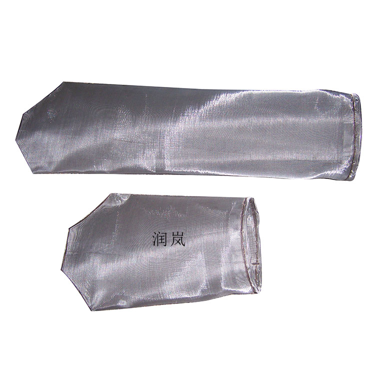 Stainless Steel Filter Bag for Food Industry Thread Size 7-1/16" Dia x 32" L and Single Bag