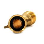 3/4'' Lead Free Brass Hose Elbow , 45 Degree Garden Hose Elbow With Gripper