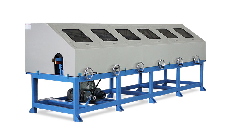 Stainless Steel Round Tube Polishing Machine Long Bar Grinding 2560r/Min