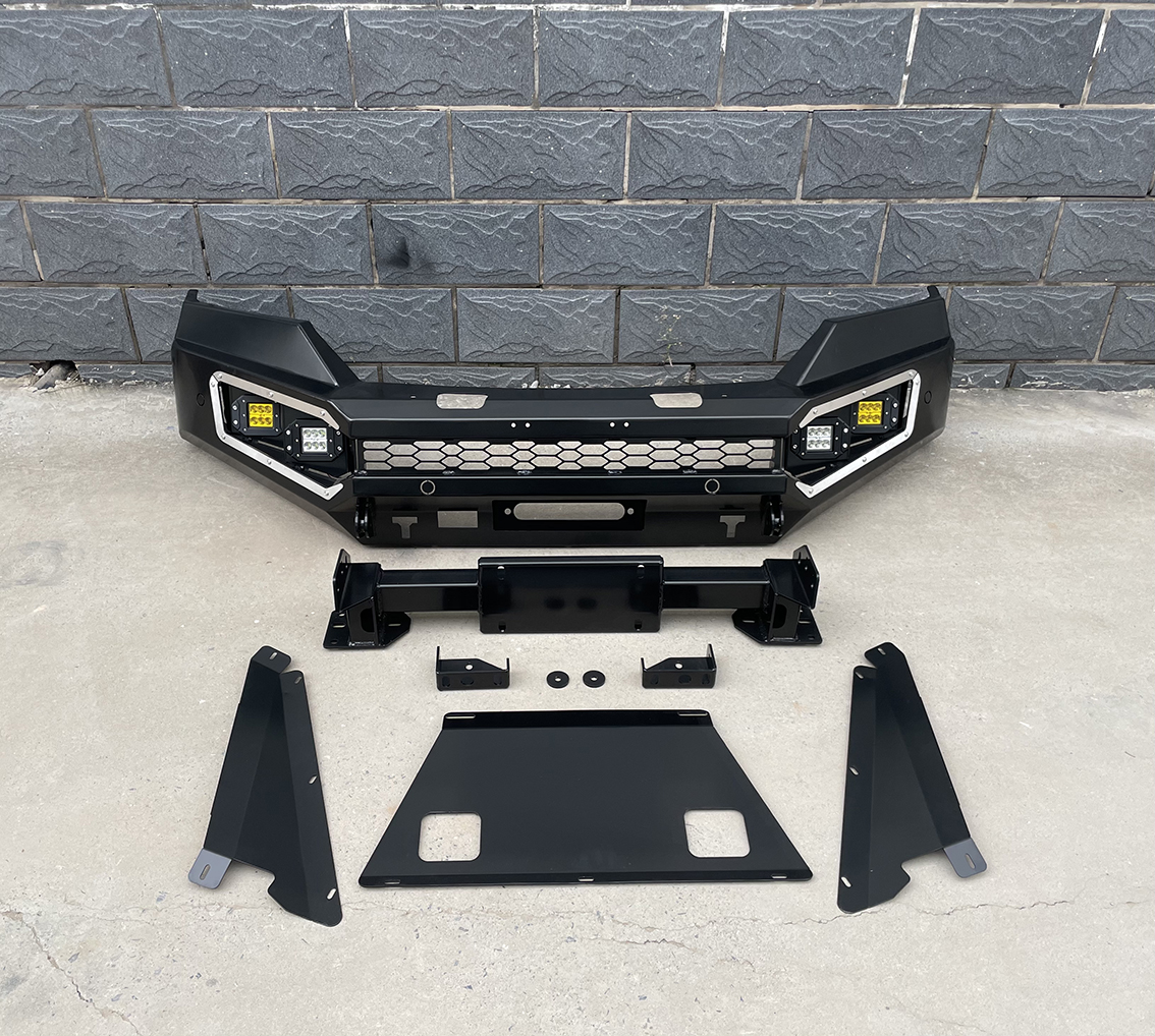 Maxus T60 Pickup Rear Bumper with Tire Carrier and Jerry Can Holder Powder Coating