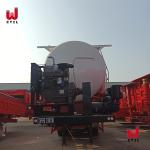 3 Axle 60cbm Cement Tanker Truck CCC Dry Bulk Cement Tanker