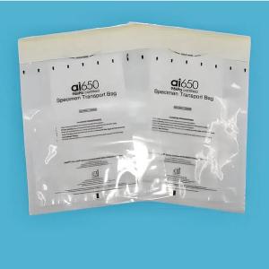 Quality Qualified 95 KPa Transport Bag Absorbent Pocket Sleeve For UN 3373 And UN 2814 Substances wholesale