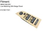 BMW Auto Power Window Switch 328i 330i Cream Cloloured Front Left