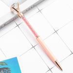 Big Crystal Diamond Ballpoint Pen 1.0mm Fashion Shiny Metal Gift Ball Pen