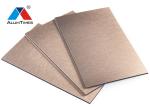 excellent quality roof sandwich panel fireproof brush finish aluminum composite