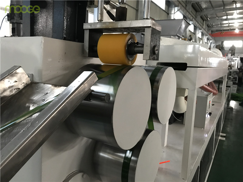 PLC Automated PET Strapping Line With Recycled Material Integration