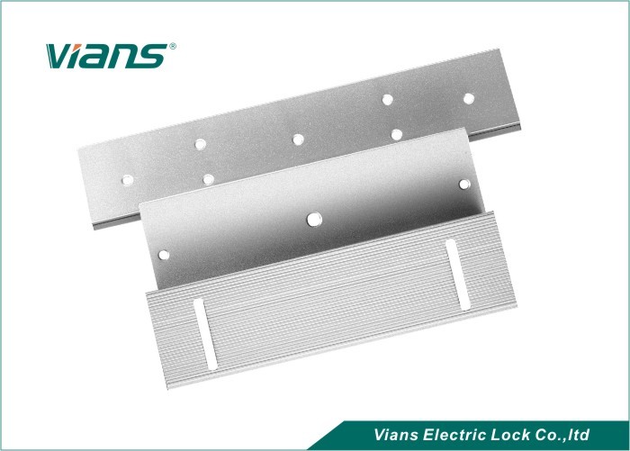 Access Control U Shaped Bracket For Magnetic Lock , Frameless Glass Mounting Brackets