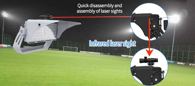 Dustproof 2000W Floodlight Mast Waterproof Stadium Floodlight For Seaport