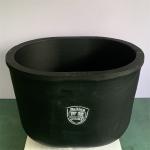 Melting Casting Graphite Clay Crucible Thermal Shock Resistant Cylindrical