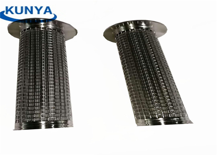 Melt 0.2um 2.0 MPa Sintered Metal Powder Filter Glass Media Strainer