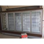 Vertical 1250L Supermarket Refrigeration Equipments