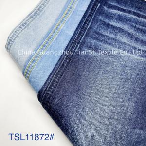 Quality 6 Oz 16s Denim Shirt Fabric Sirospun Jutecell Fiber wholesale