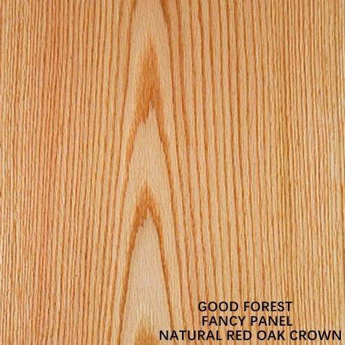 Red Oak Fancy Mdf Crown Grain Wood Veneer Slip Match Furniture Material