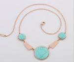 Titanium Steel Shell Clavicle Necklace Rose Gold Stainless Steel Necklace