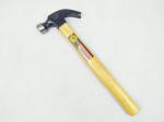 8OZ American Type Carbon Steel Claw hammer with wooden handle and black painted