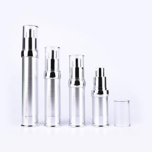 Quality Clear Cap Airless Pump Bottles 15ml 20ml 30ml Cosmetic Pump Bottle HJ-107B wholesale