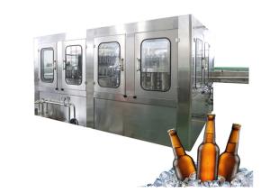 Quality 6000BPH Stainless Steel Screw Conveying Beer Filling Machine wholesale