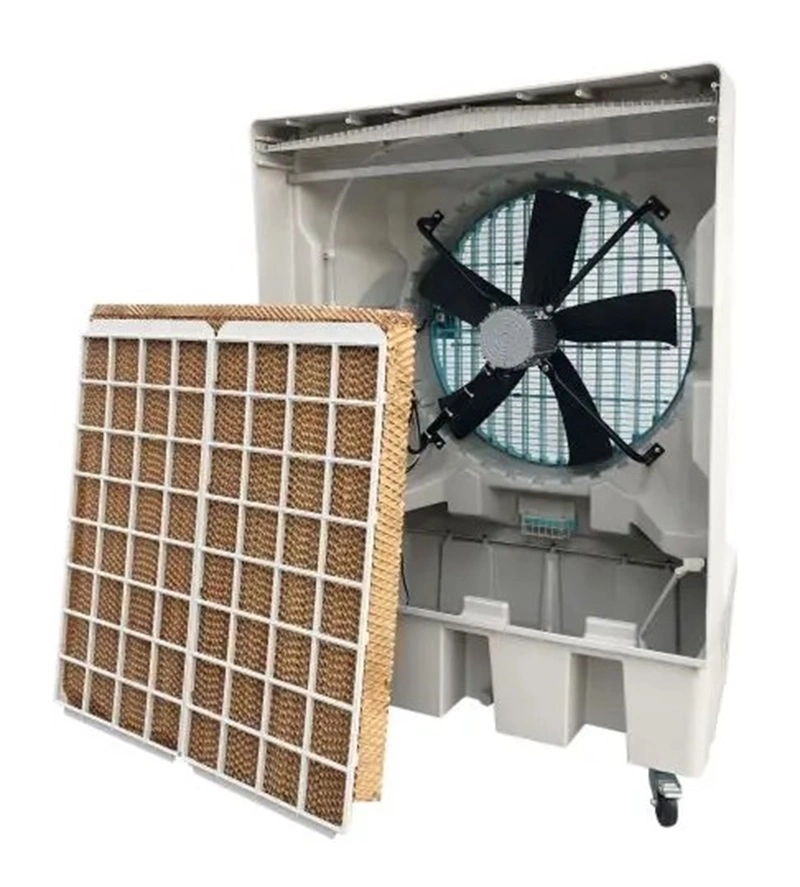 Hgi Industrial Floord Standing Big Power Mobile Evaporative Air Cooler with Water