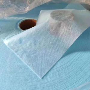 Quality White Blue Meltblown Cloth , Melt Blown Material Hot Stamping Anti Bacteria wholesale