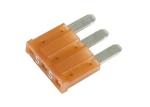 2 Way Automotive Car Boat Micro3 Multi Terminal 3Pin Mini Blade Fuse 5A 7.5A 10A