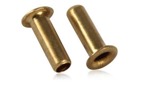 Cheap Brass Tubular Rivets  Brass Pipe Type Rivet Nuts Brass Brake and Clutch Lining Rivets for sale