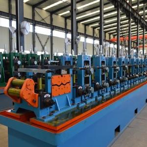 China Automatic Steel 219mm Erw Pipe Mill Line Machine To Make Square And Round Tube on sale