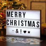 Festival Greetings Customisable Led Message Box Square Acrylic Light Box