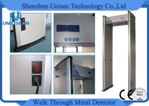 Quality 256 Sensitivity Level Metal Scanner Detector 18 Zones Airport Security Machines wholesale