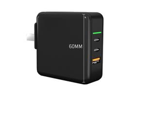 Quality RoHS Changeable Plug 61W GAN Laptop Charger wholesale