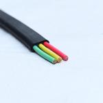 PVC Jacket Tinned Copper Stranded Unshielded Flat Cable 300V 105℃ UL2651 10F ×