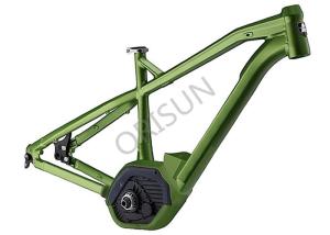 Quality 27.5 Inch Green Aluminum Electric Bike Frame XC Hardtail Full Suspension wholesale