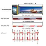 Electric Boom Barrier Motor 180W For AC220V Toll Gate Operation Time 3/9S