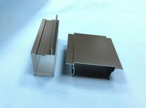 Quality Powder Coated Aluminium Profiles , Aluminum Extruded Shapes R11W 60MM wholesale