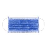 Blue 3ply Wearing Medical Mask Ce Premium 50pcs Per Box Packaging
