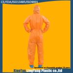Chemical Resistant Disposable Cleanroom Coverall , Custom Disposable Dust Suits