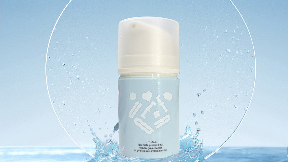 50ml Plastic vacuum blue/red cylindrical smooth with transparent lid for shampoo lotion bottle