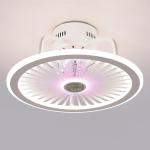 Modern Bedroom Led Smart Ceiling Fan Light Creative Study Diningroom ceiling