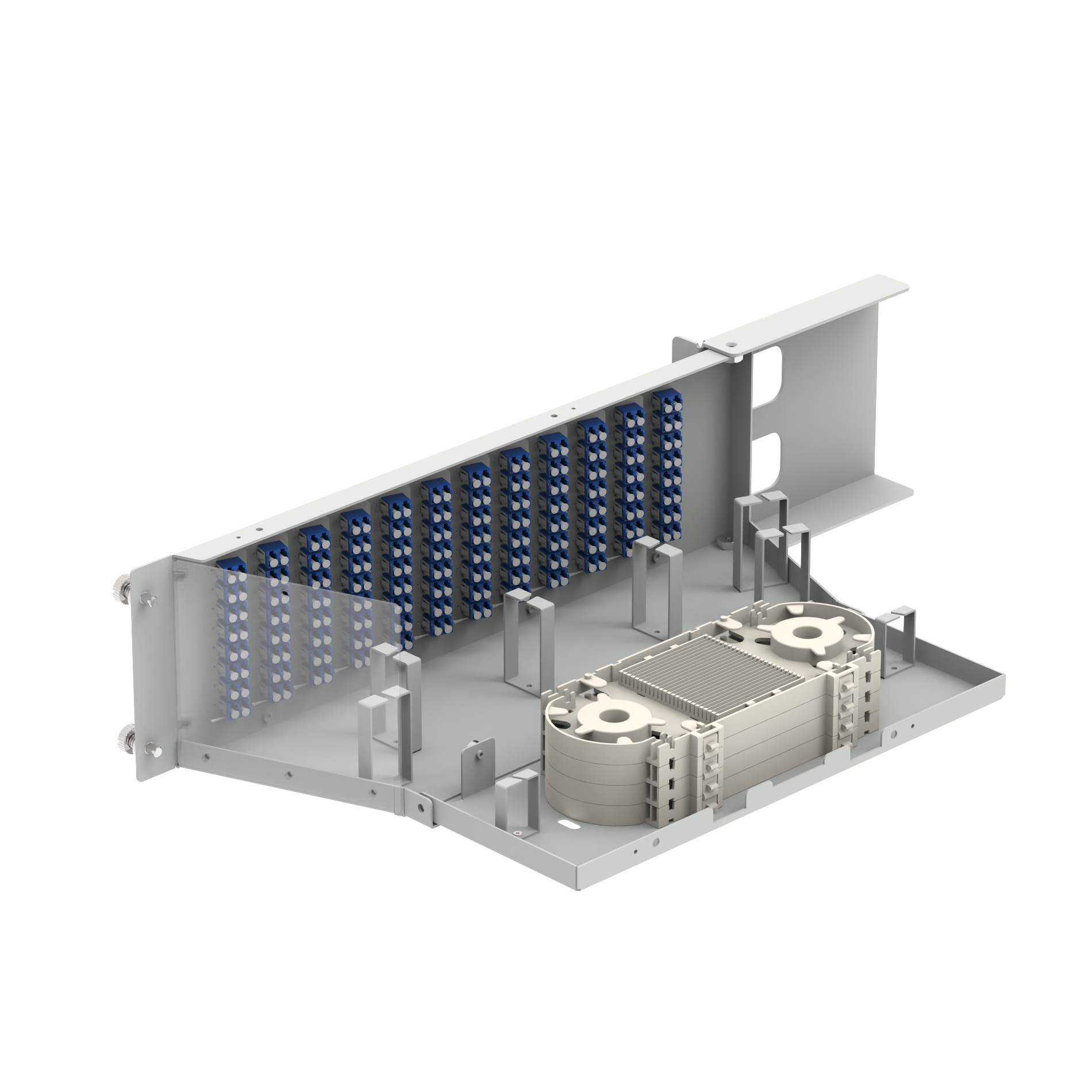 Optical Equipment 96 Cores Fiber Optic Patch Panel for Sub Optic Distribution Frame