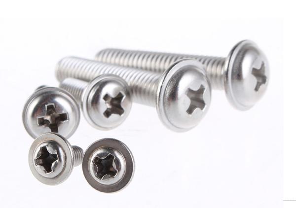 Cheap Flanged Stainless Steel Machine Screws M4 Good Chemical Resistance for sale