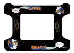 Classic Sticker Cocktail Table Arcade Machine , Black Coin Operated Game