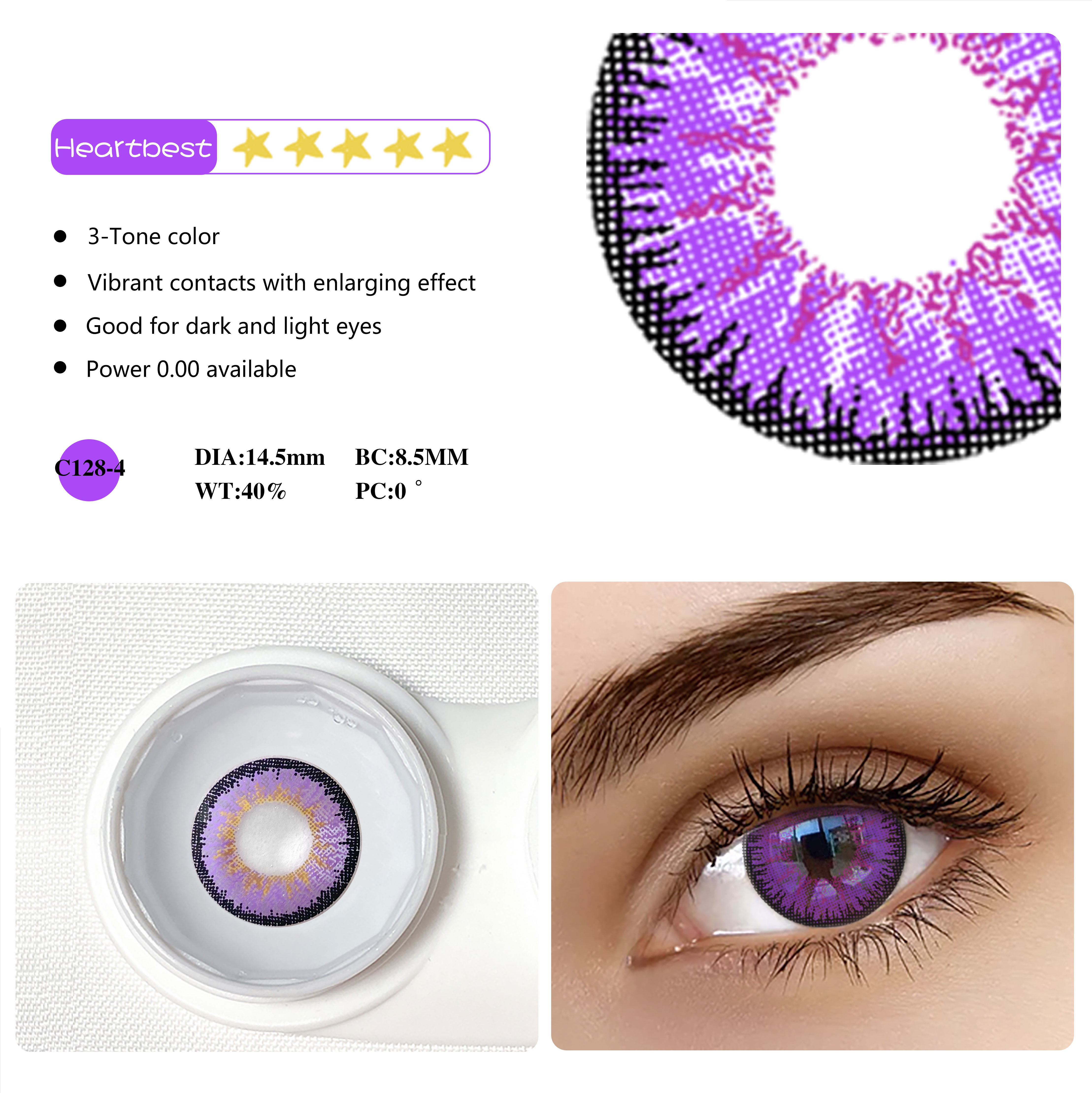 Vika Series Cosplay Contacts Lenses Color Beautiful Pupil Eyes