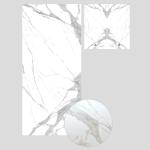 Porcelain Glazed Wall Floor Tiles Non Rectified Glossy Finish Variety Of Colors