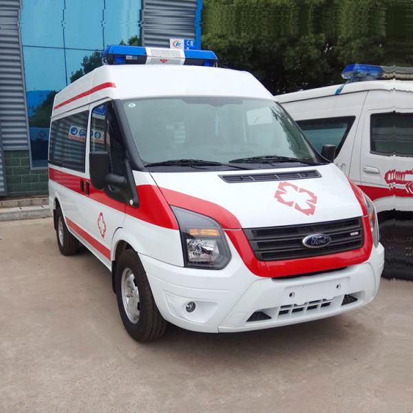 Ambulance Vehicle Car Ford 4*2 Ambulance Car Emergency Ambulance Car With A