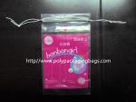 Cotton Swabs Small Drawstring Plastic Bags Transparent Storage Bags