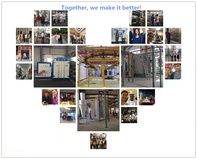 Conveyorised Automated Powder Coating Line Plant ISO9001
