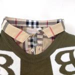 Children's fake-shirt Collar faux shirt Collar neck Jacquard Knit Letter Pattern