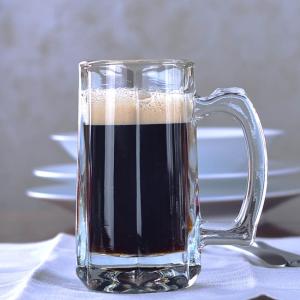 Quality 360ml 12oz Thickened Lead Free Sodalime Glass Beer Mug wholesale
